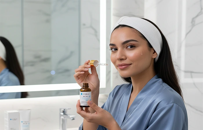 RUTINA DE CUIDADO FACIAL CON HYALU ACID B5